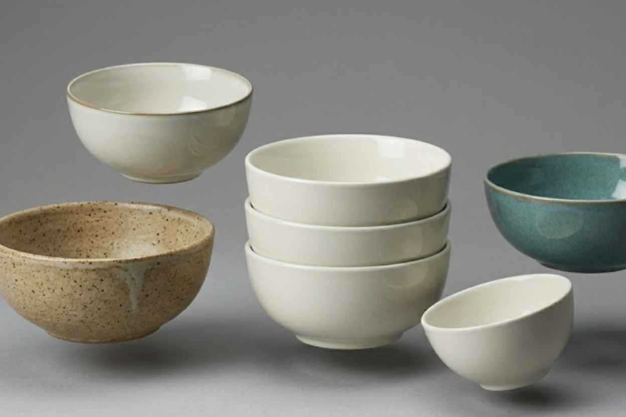 Modern Ceramic Bowls and Serveware Collection